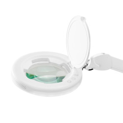 Kosmetologinė lempa-lupa LED Glow 8021 balta