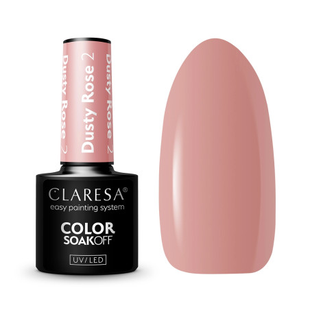 Gelinis lakas Claresa Dusty Rose 5g - profesionalams