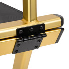 Aukso spalvos makiažo kėdė ALU profesionaliam naudojimui