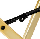 Aukso spalvos makiažo kėdė ALU profesionaliam naudojimui