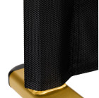 Aukso spalvos makiažo kėdė ALU profesionaliam naudojimui