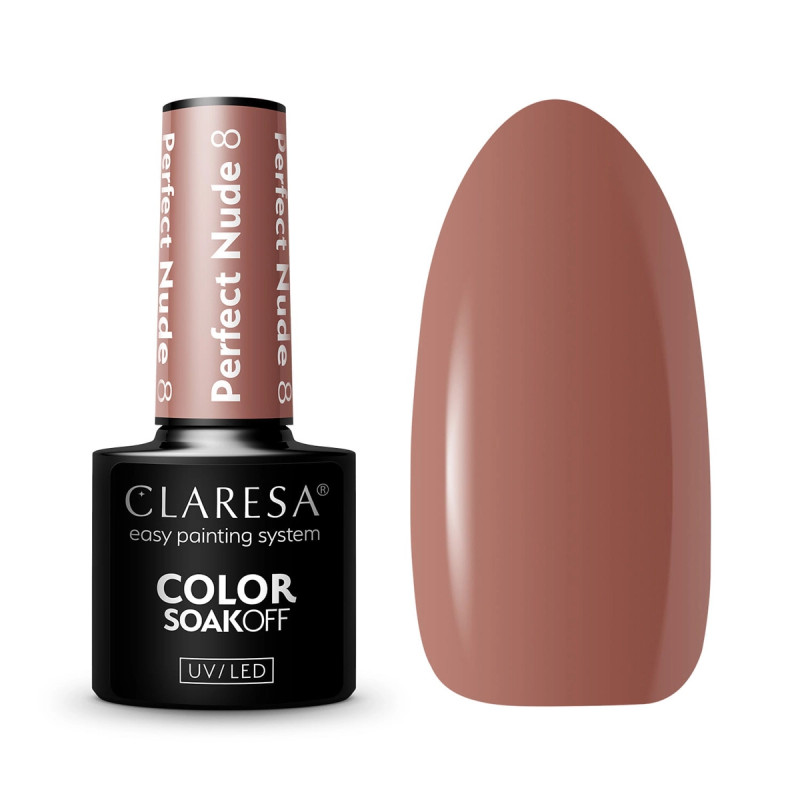 Gelinis lakas Claresa Perfect Nude 8, 5 g