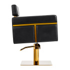 Kirpyklės kėdė Gabbiano Toledo – juoda su auksu