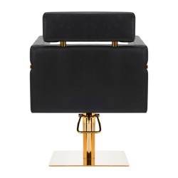 Kirpyklės kėdė Gabbiano Toledo – juoda su auksu