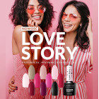 Gelinis lakas Claresa Love Story 1, 5 g | Blizgi auksinė spalva