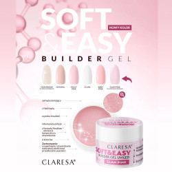 Formuojamasis gelis Claresa Soft&Easy Glam Pink 12 g