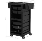 Kirpyklinis vežimėlis Gabbiano 68B juodas