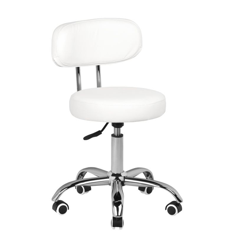 Klasikinė meistro kėdė A-007 (balta) – elegantiškas pasirinkimas šiuolaikiškam grožio kabinetui