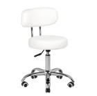 Klasikinė meistro kėdė A-007 (balta) – elegantiškas pasirinkimas šiuolaikiškam grožio kabinetui
