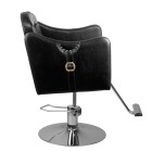 Kirpyklinė kėdė Hair System 0-90 – juoda, elegantiška