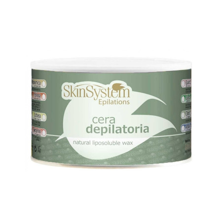 Vaškas skardinėje „Skin System“ su azulenu (400 ml) – raminamoji depiliacija jautriai odai