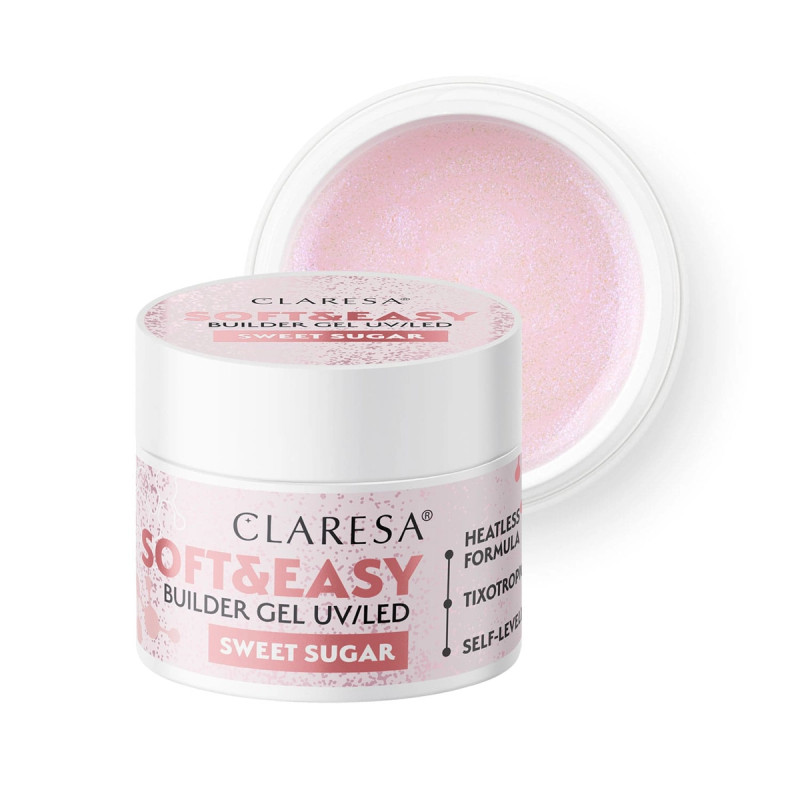 Claresa Soft&Easy – formuojamasis nagų gelis, 12 g