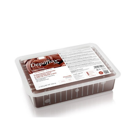 Depilflax šokoladinis kosmetologinis parafinas 500 g | Rankų ir kojų odos priežiūrai