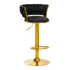 Makiažo kėdė 4Rico QS-B313a – juoda, elegantiška