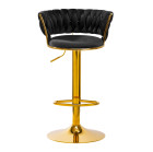 Makiažo kėdė 4Rico QS-B313a – juoda, elegantiška