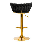 Makiažo kėdė 4Rico QS-B313a – juoda, elegantiška