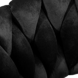 Makiažo kėdė 4Rico QS-B313a – juoda, elegantiška