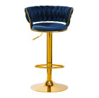 Makiažo kėdė 4Rico QS-B313a – mėlyna, elegantiška