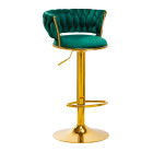 Makiažo kėdė 4Rico QS-B313a – žalia, elegantiška