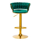 Makiažo kėdė 4Rico QS-B313a – žalia, elegantiška