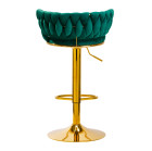 Makiažo kėdė 4Rico QS-B313a – žalia, elegantiška