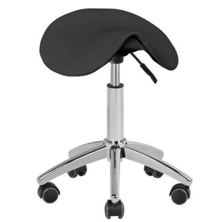 Balno tipo meistro kėdė AM-302 (juoda) – ergonomiškas sprendimas sveikai laikysenai ir aktyviam darbui