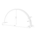 Stalinė lempa Glow Arche II, balta | GrožioSalonams.lt