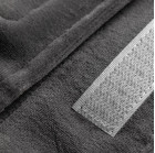 Patvarus „Velcro“ užsegimas ir elastingas audinis – universalus dydis bei tvirtas plaukų prilaikymas