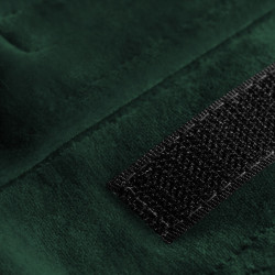 Patvarus „Velcro“ užsegimas ir elastingas audinis – universalus dydis bei tvirtas plaukų prilaikymas