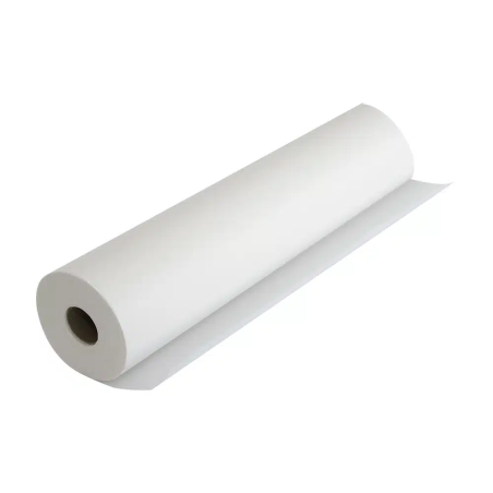 Vienkartinė flizelino paklodė rulone (60 cm x 150 m) – maksimali higiena ir patogus dozavimas su perforacija kas 210 cm