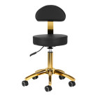 Meistro kėdė AM-304G – juoda auksinė elegancija