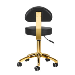 Meistro kėdė AM-304G – juoda auksinė elegancija