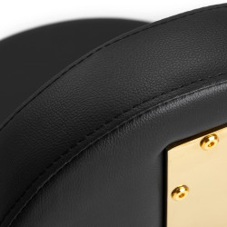 Meistro kėdė AM-304G – juoda auksinė elegancija