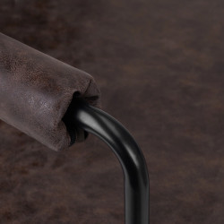 Gabbiano Katania Loft kirpyklos kėdė – ruda elegancija