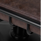 Gabbiano Katania Loft kirpyklos kėdė – ruda elegancija