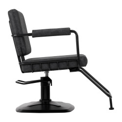 Gabbiano Katania Loft kirpyklos kėdė – juoda elegancija
