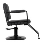 Gabbiano Katania Loft kirpyklos kėdė – juoda elegancija
