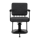 Gabbiano Katania Loft kirpyklos kėdė – juoda elegancija