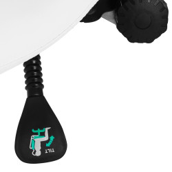 Balno tipo kėdė Giovanni 1004 balta–auksinė