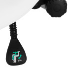 Balno tipo kėdė Giovanni 1004 balta–auksinė