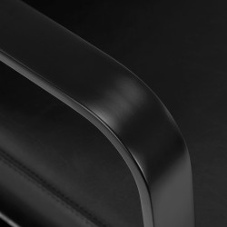 Kirpyklinė kėdė Gabbiano Porto juoda–juoda