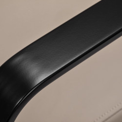 Kirpimo kėdė Gabbiano Porto, smėlynė-juoda