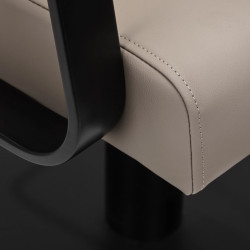 Kirpimo kėdė Gabbiano Porto, smėlynė-juoda