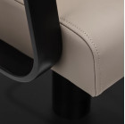 Kirpimo kėdė Gabbiano Porto, smėlynė-juoda