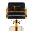 Kirpyklinė kėdė Gabbiano Porto juoda–auksinė