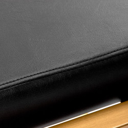 Kirpyklinė kėdė Gabbiano Porto juoda–auksinė