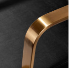 Kirpyklinė kėdė Gabbiano Porto juoda–auksinė