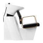 Kirpyklinė plautuvė Gabbiano Porto, juoda-auksinė