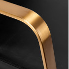 Kirpyklinė plautuvė Gabbiano Porto, juoda-auksinė