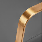 Kirpyklinė kėdė Gabbiano Porto, pilka–auksinė